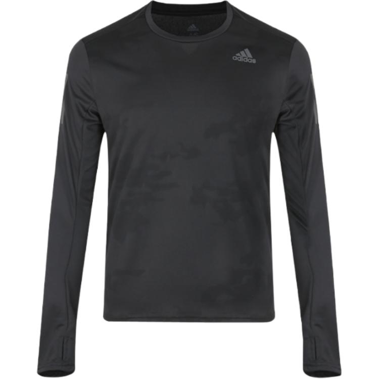 Adidas RS Long Sleeve Fashionable Round Neck T-Shirt Men Tops Black CE7289