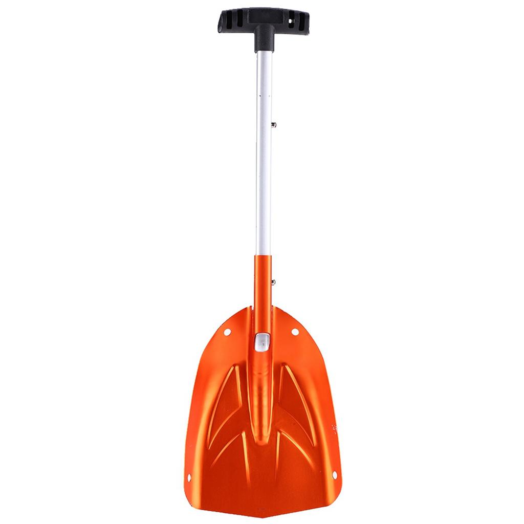 Aluminum Alloy Detachable, Winter Snow Ice outdoor snow Telescopic orange skiing Shovel Outdoor Kit Tool Orange