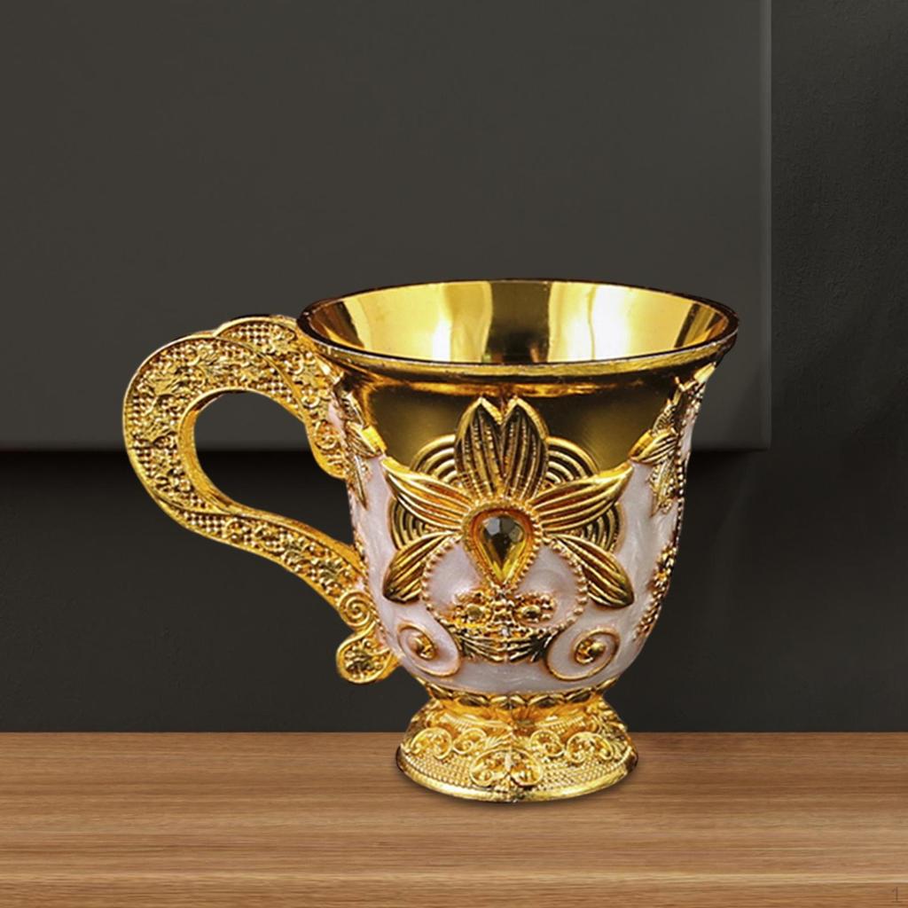 Medieval Goblet Metal Wine Cup Collectible Drinkware for Home Use