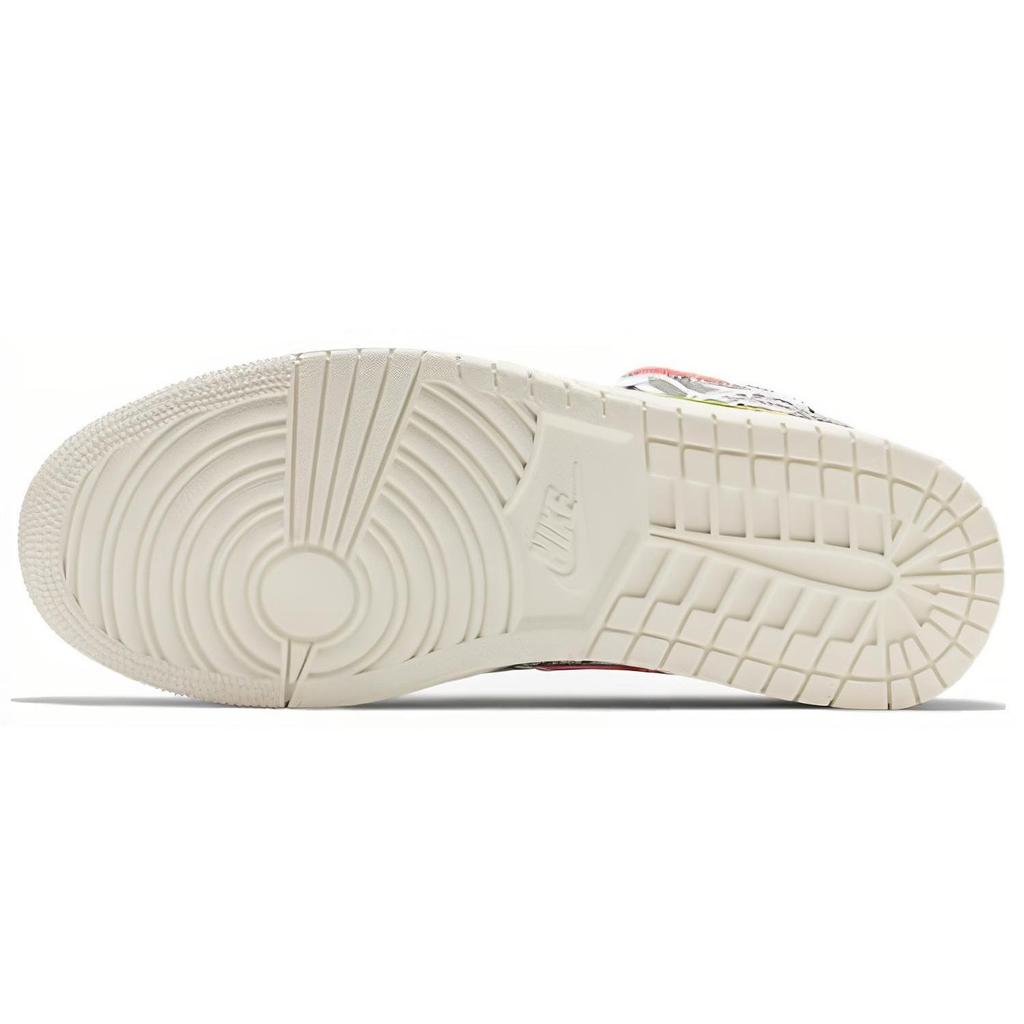 Jordan 1 Mid GS All Over Logos 554725-143