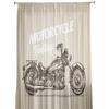 Vintage Motorcycle Modern Curtains For Living Room Transparent Tulle Curtains Window Sheer For The Bedroom Accessories Decor