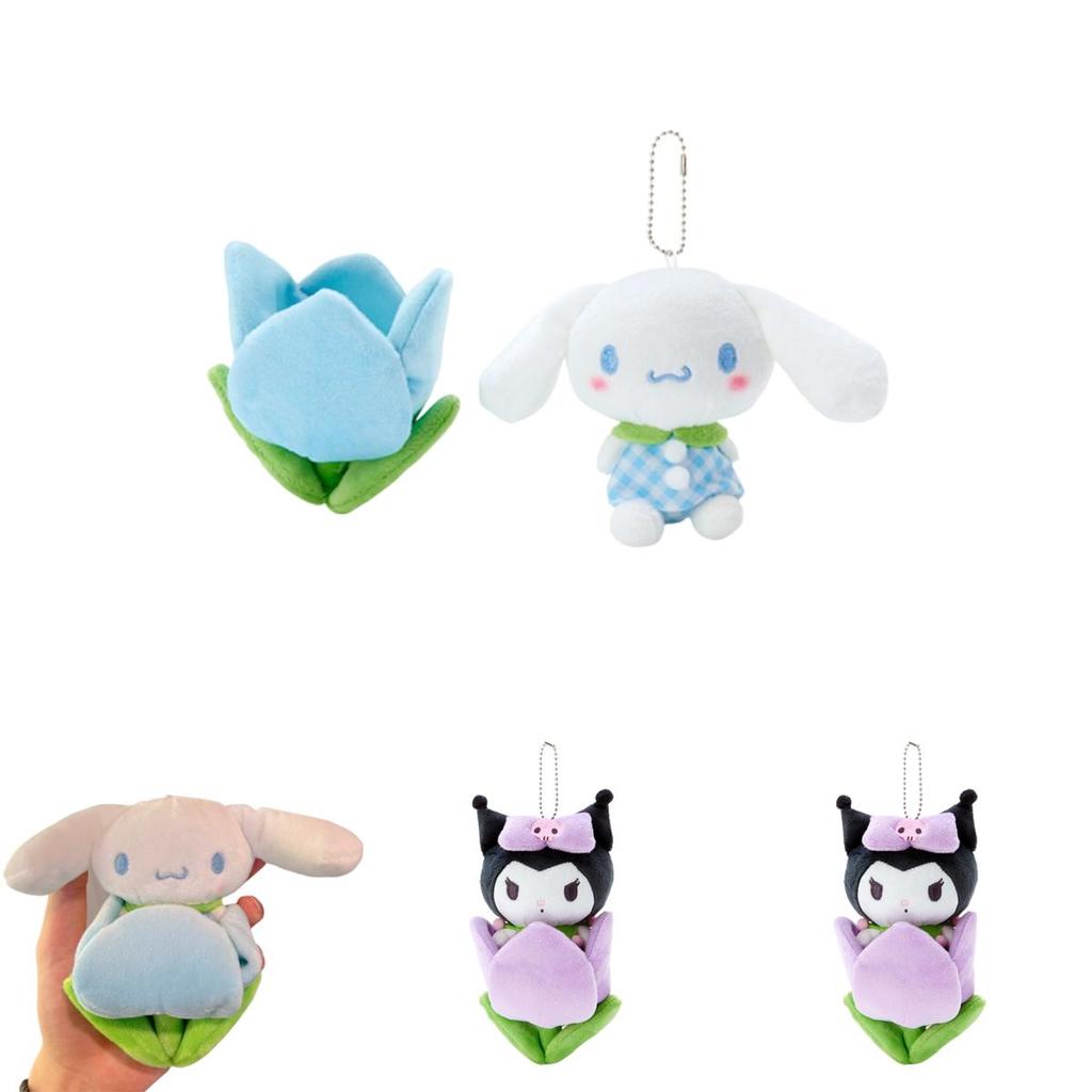 Adorable Kuromi My Melody Plush Keyring Pendant Xmas Gift