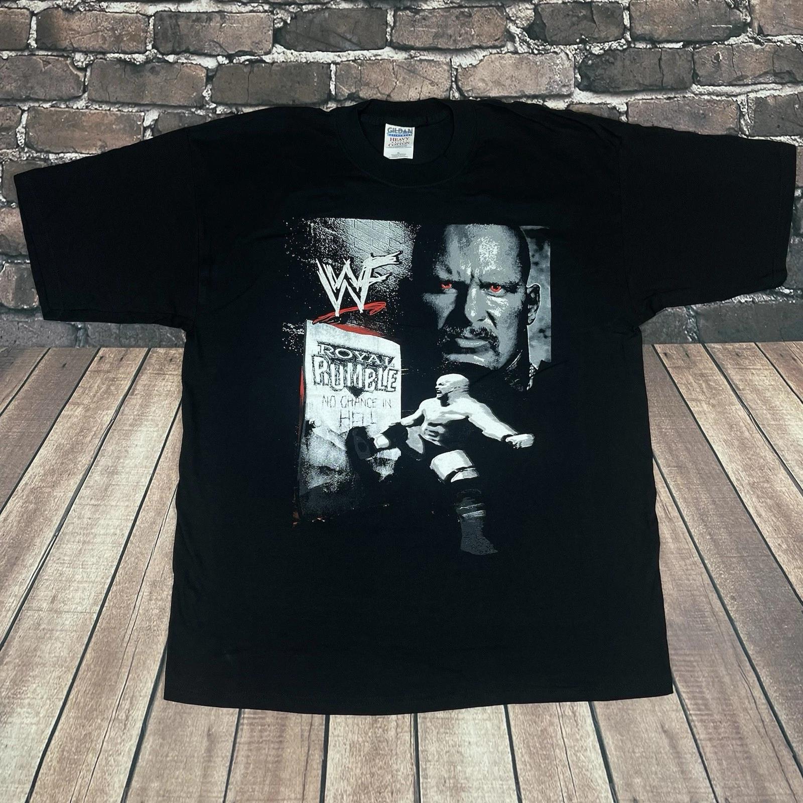 Винтажная футболка WWF 1999 Royal Rumble No Chance In Hell XL Stone Cold Steve Austin 3XL