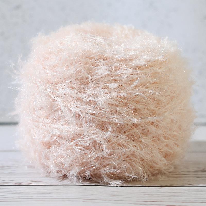 No Shedding No Pilling Yarn Ball Handmade Weaving DIY Crochet Thread Imitation Bear Fur Doll Hat Scarf Weaving Knitting Yarn