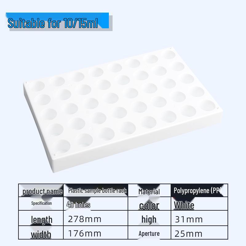 Chromatography, Cryogenic, and Headspace Vial Rack - Acrylic and PP Plastic Box for Small Vials