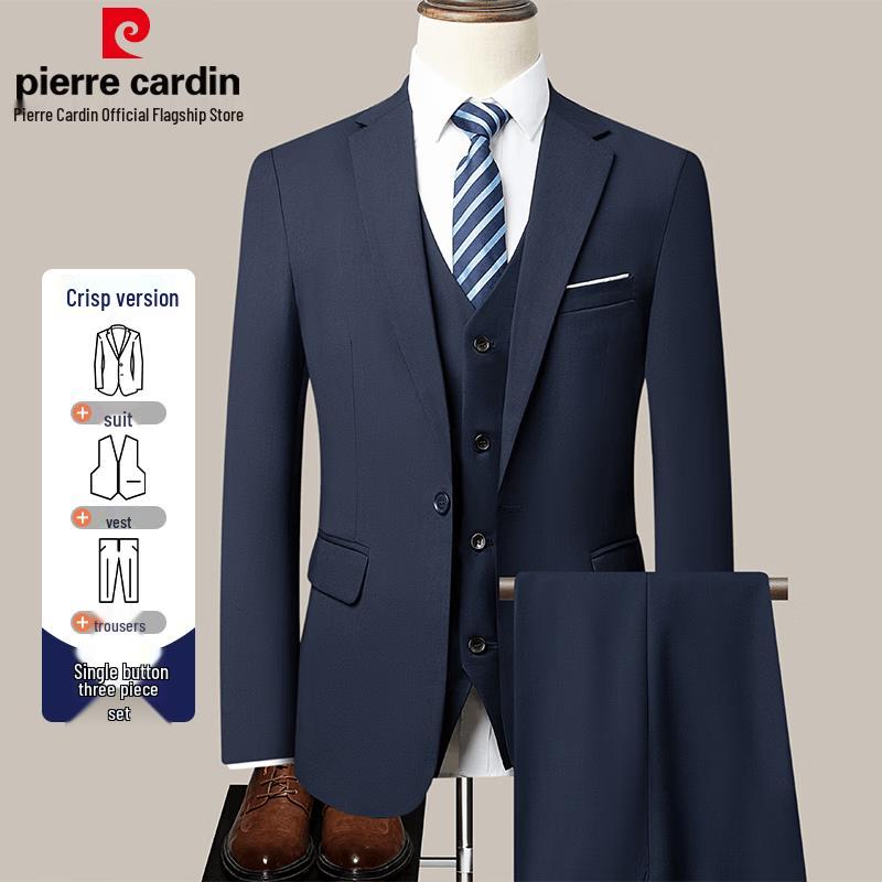 Pierre Cardin Men's Slim Fit Formal Business Suit