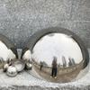Stainless Steel Decorative Hollow Mirror Hemisphere Wall Ornament