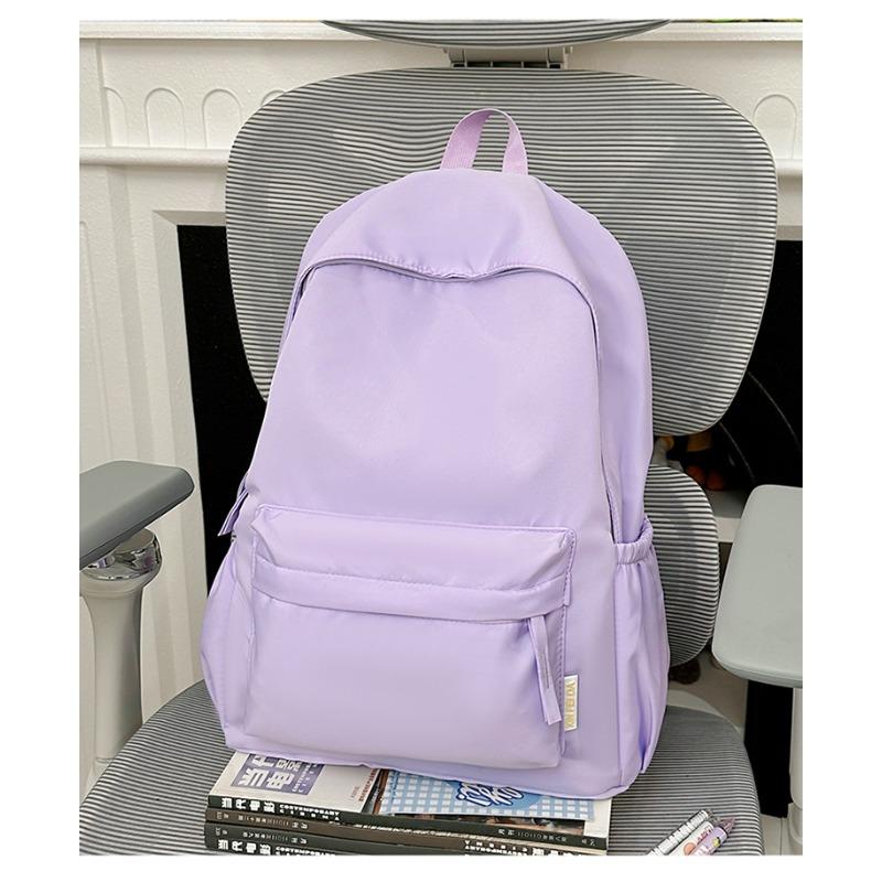 High-value Nylon Backpack for Female Students, Large-capacity College Style, Simple and Versatile Schoolbag, Ultra-lightweight New Model