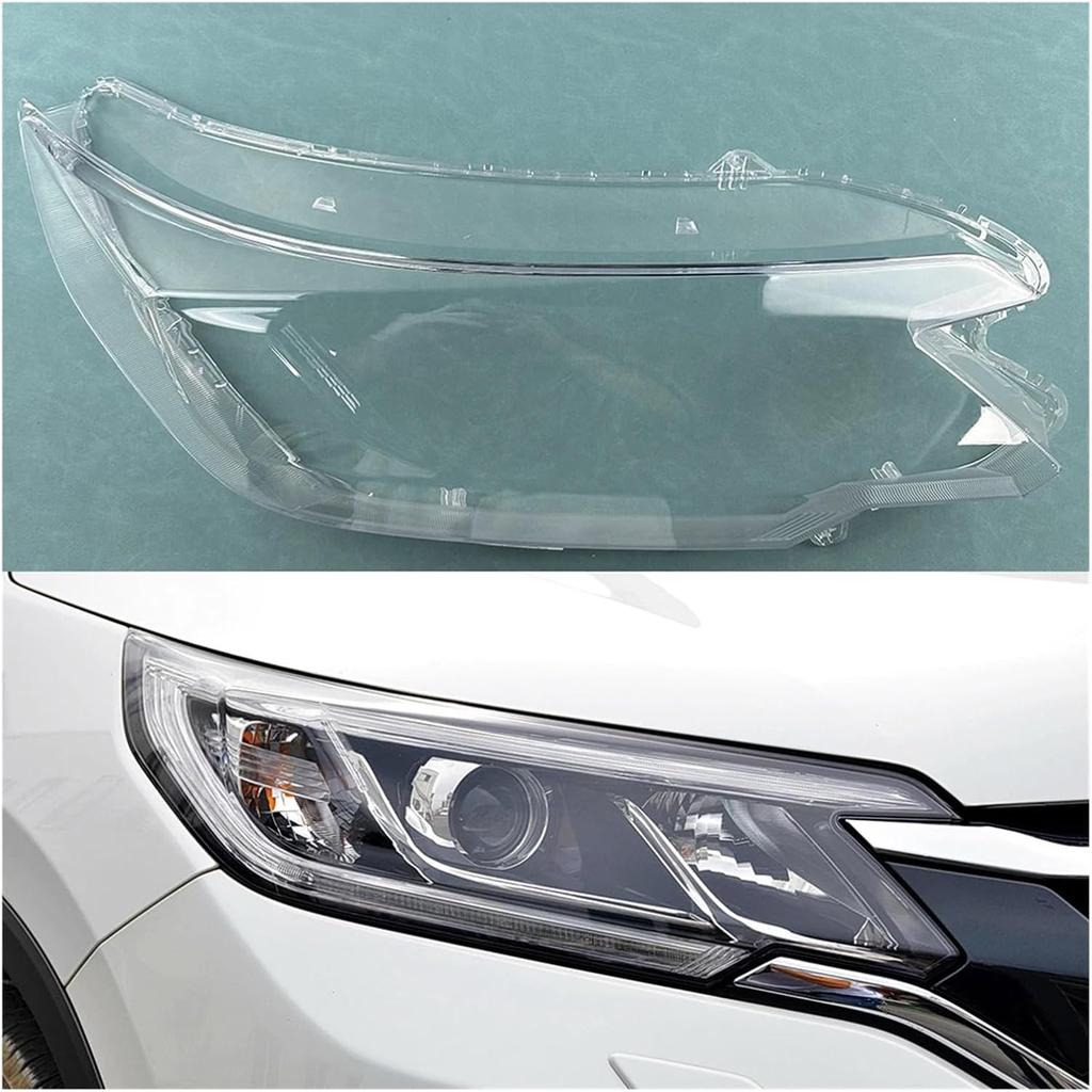 Compatible For Honda CRV 2015 2016 Headlight Cover Headlamp Shell Mask Transparent Lampshdade Lens Plexiglass Auto Replacement Parts(Only Right Side)