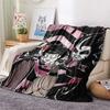 Queen Charlie  Print Flannel Blanket, High Quality Comfortable for All Seasons, Home Decor, Warmth and Comfort