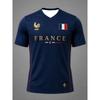 2026 Sommer Damen T-Shirt Französische Motorrad Fußball Bedrucktes Lässiges Kurzarm-T-Shirt Fußballkultur T-Shirt