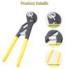 Grooves Joint Pliers Adjustment Pliers Tongue and Grooves Pliers Wrench for Water Pump Repair Plumbing Gripping Nut