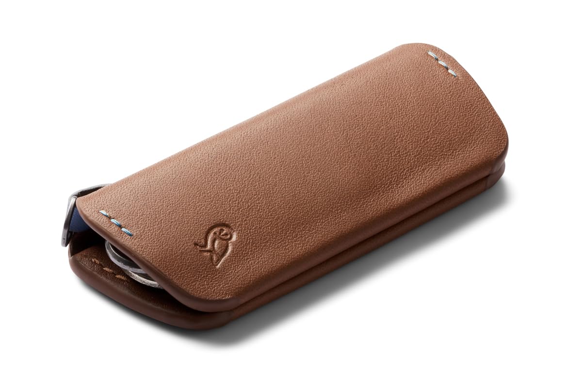 

Bellroy Чохол для ключів Плюс Третє видання Шкіряний чохол для ключів Містить ключі Лісовий горіх – 4-8 -