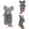 Maus Handpuppe Tier Plüschpuppe Stofftiere Cartoon Fingerpuppe Handschuh für Zuhause Kindergarten Geschichten Requisiten