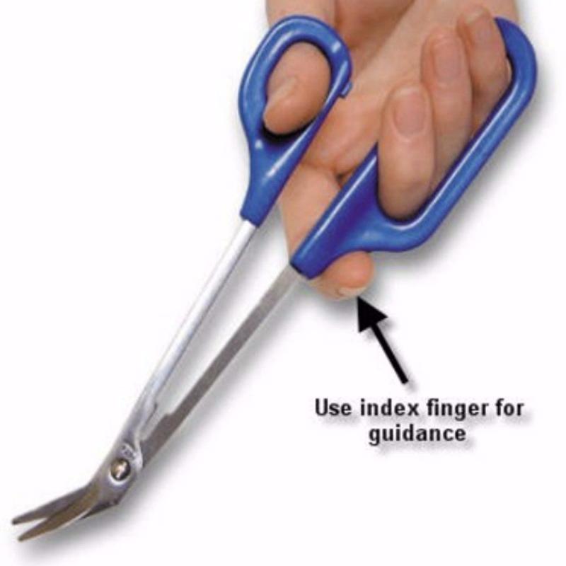 1ks nůžky na nehty s dlouhým dosahem Easy Grip zastřihovač pedikúry Clipper na manikúru pro postižené zastřihovač 20cm(7,87")