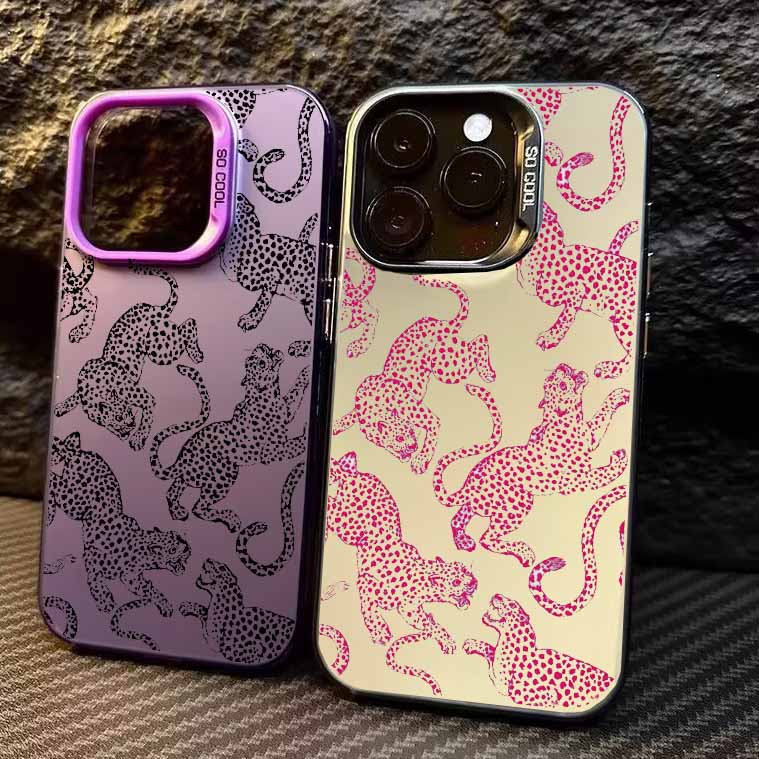 Cool Black And Pink Leopard Print Case For Honor X7D X9D X6C X9B X9A X6B X8A X7A X7B 400 Lite 200 Pro Magic 7 Lite 6 Pro Cover