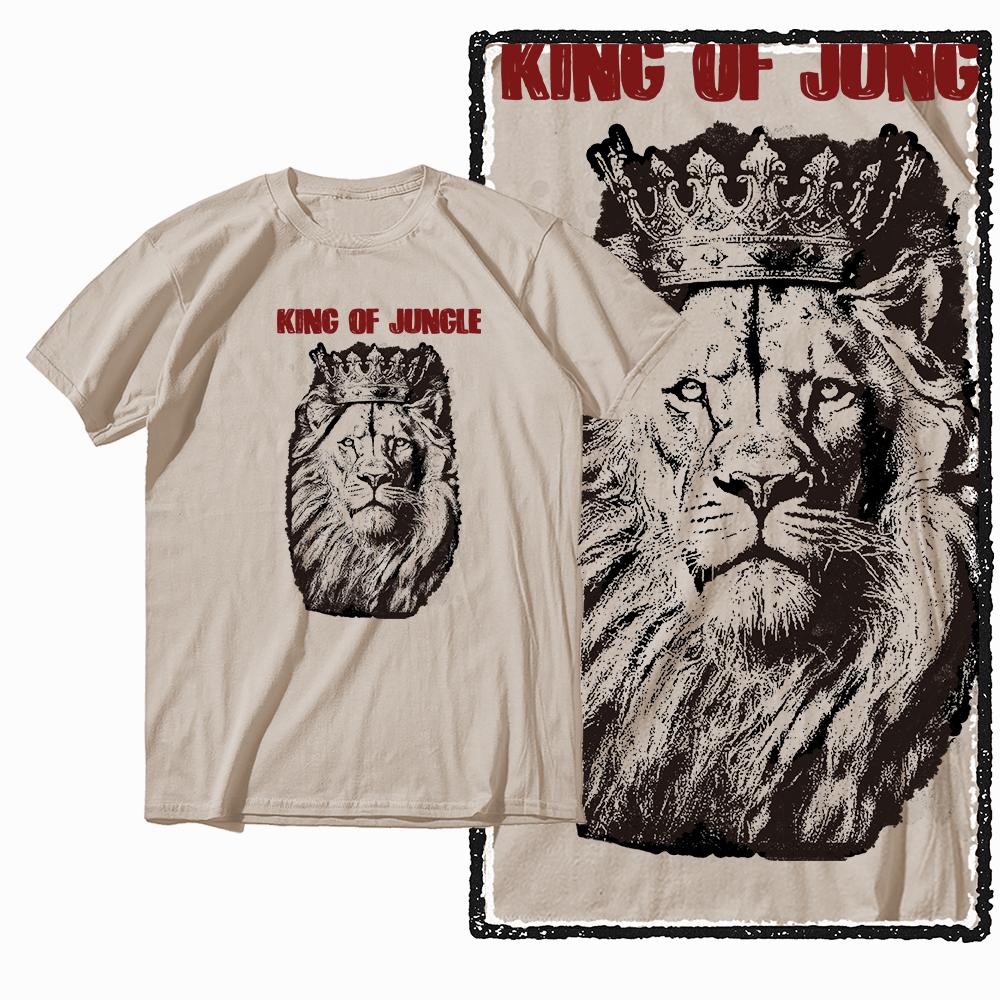 Coolmind MAV lion printed Exclusive graphic men T shirt 100% cotton big size streetwear men tshirt cool t-shirt tee shirts