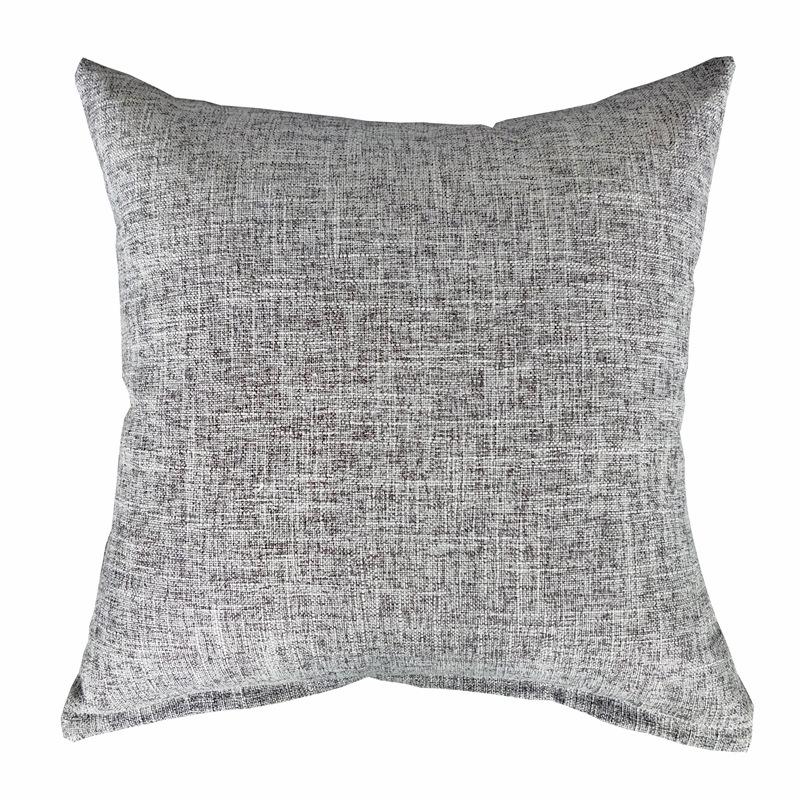 Custom Logo Linen-Style Throw Pillow Cover - Cotton Cushion Sofa Backrest, Personalized from Picture