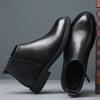 Boots For Men In Autumn And Winter  With Plush Boots  British Style High Top Trendy Versatile Men'S Shoes