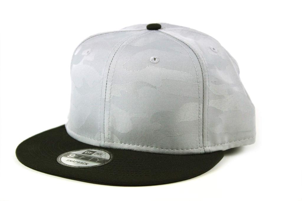 New Era 9FIFTY Camouflage Snapback Cap In Camo Black/Grey