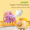 Adorable Cartoon Animal Push And Go Car With Pressable Head And Sound Rattle