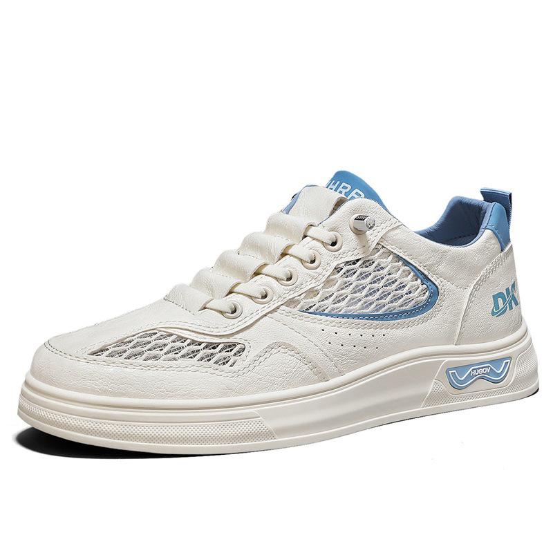 

Men s shoes board shoes men s summer breathable shoes new foot cover low-top little white shoes mesh casual sports mesh shoes men 44