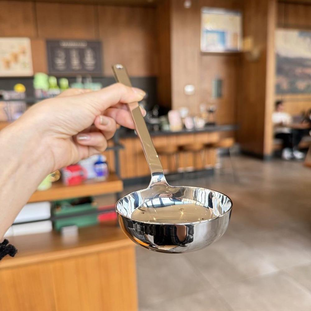 Stainless Steel Soup Spoon Deepened Serving Colander Cooking Essential Slotted Spoon  Restaurant