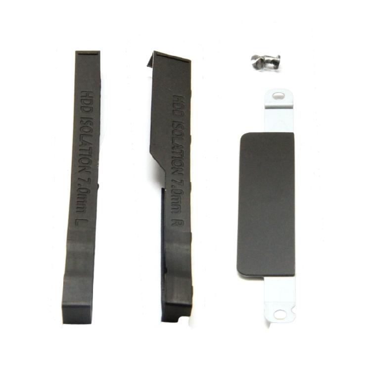 Internal Hard Drive Mounting Rack With Rubber Rail Connector for E6230 Laptop Storage Upgraded Accessories