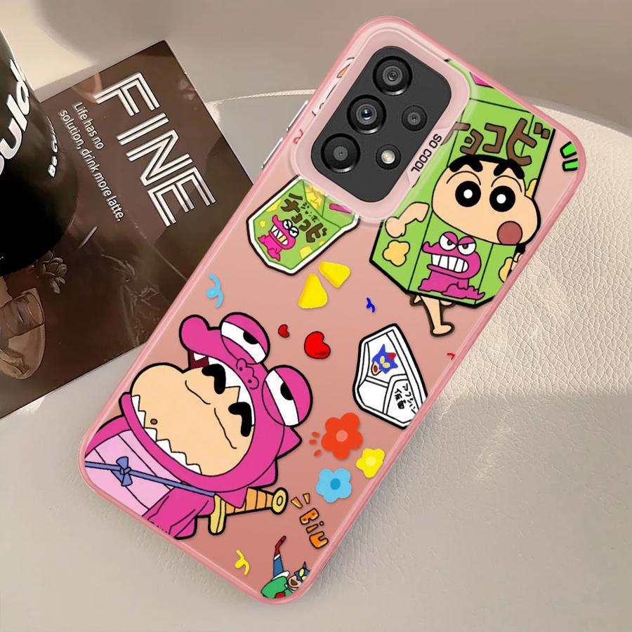 Phone Cover Case for Samsung Galaxy A17 A52 A12 A72 A54 A23 A71 A25 A73 A14 A56 A13 A16 A34 A32 A36 Cra-yons Shin-chans