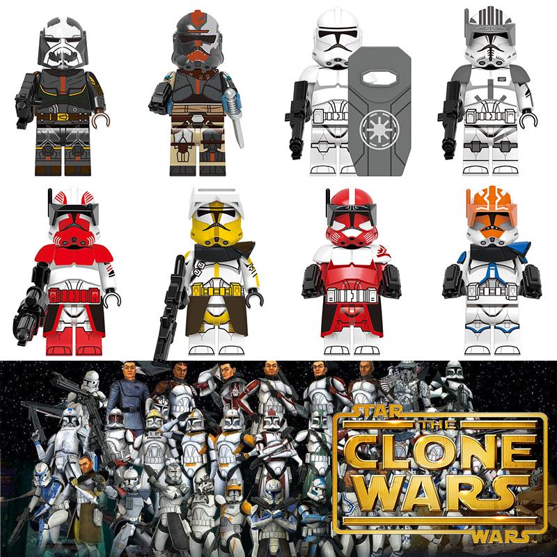 The Wars Star Clone Wars Building Block Cody Fox Vaughn Kid Assembled Toy Puzzle