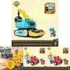 Paw Patrol Rescue Car Set With Plastic Construction Vehicles For Kids Play And Development