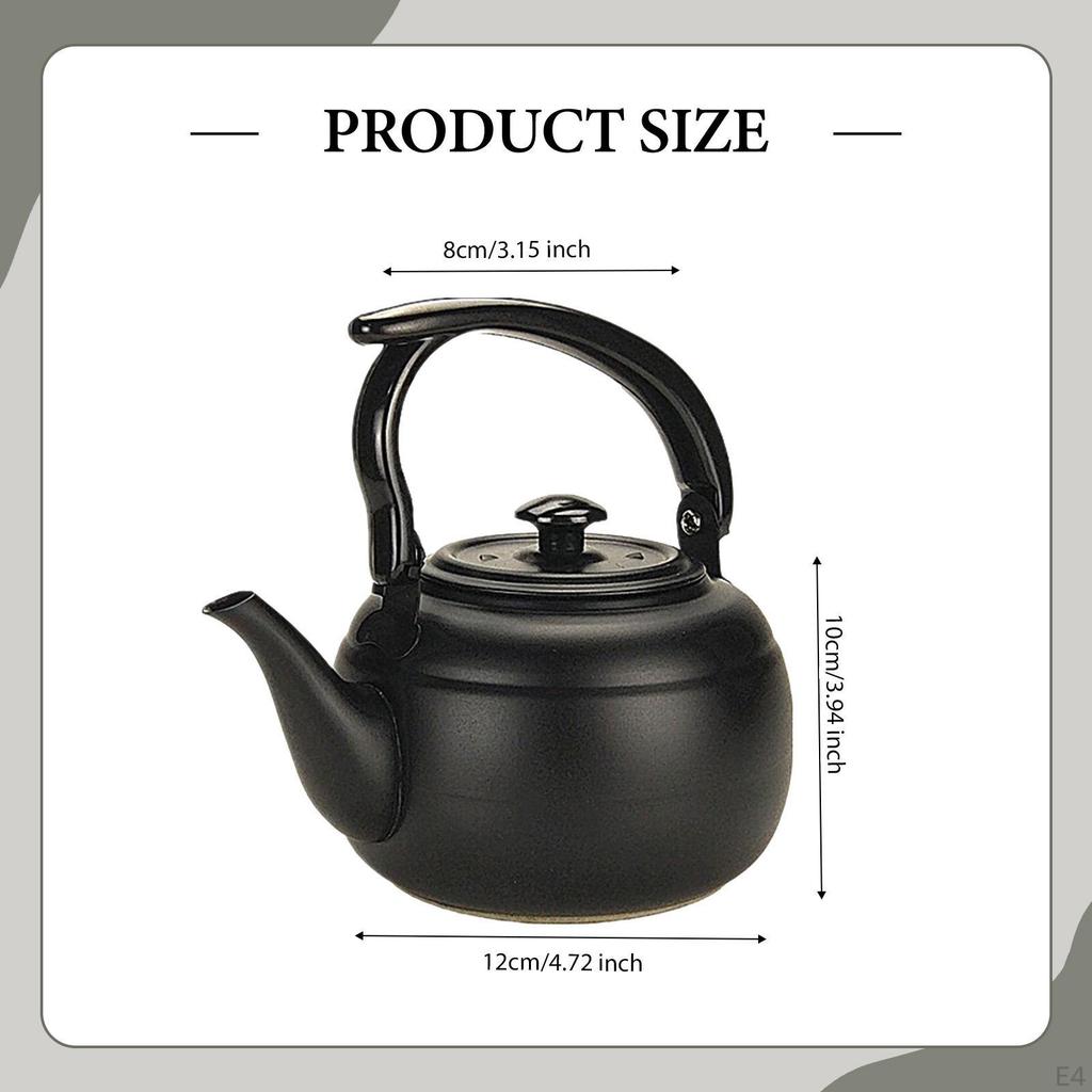 Stainless Steel Teapot Coffee Pot Kettle Versatile with for Boiling Water Tea Hotel