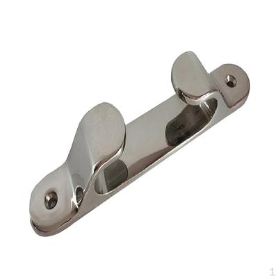 8" 316 Stainless Line Straight Fairlead Bow Chock Marine Boat Cleat Sailing