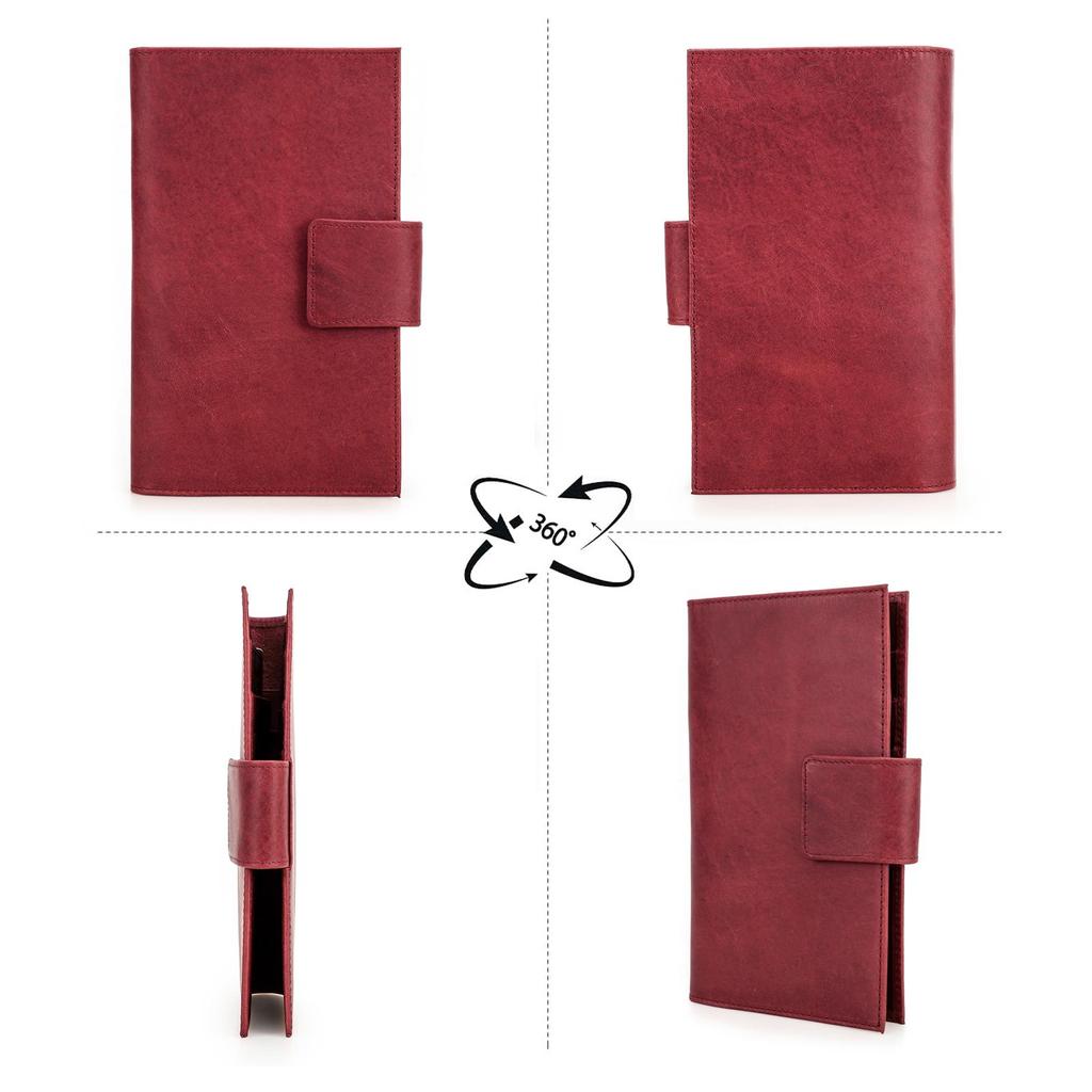 CONTACT'S Hakiki Deri Erkek Clutch Cüzdan Pasaport Tutucu Uzun Çanta Kredi Kartı Yuvası Taşınabilir Kart Çantası Seyahat Cüzdanları