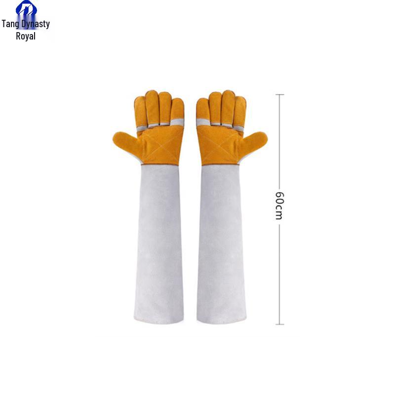 Tear-Resistant Leather Dog Training Protective Glove