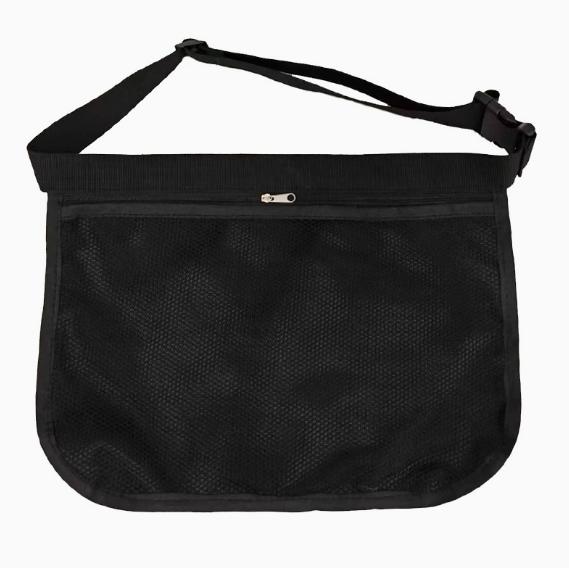 

Multifunctional Sports Mesh Waist Bag, Adjustable Holder for Tennis, Pickleball & Golf Balls, Lightweight Hip Carrier