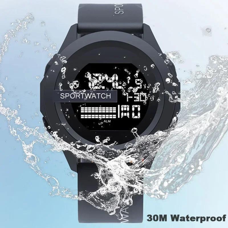 Sport Watch for Man Digital Wristwatch Stopwatch Luminous Date Week Waterproof Men's Clock Electronic Watch Relogio Masculino