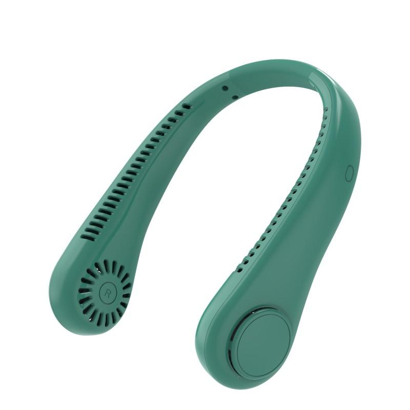 Fan Long Battery Neck Portable No Bladeless Hanging Neck Rechargeable Air Cooler 3 Speed Mini Summer Sport Fan 1200mAh