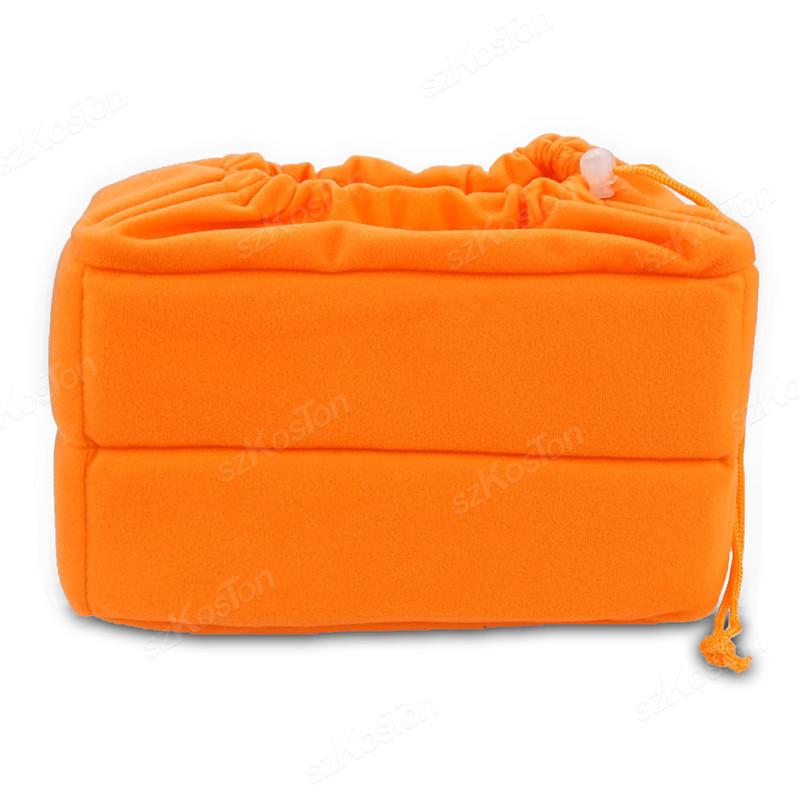 Camera Insert Bag Waterproof Shockproof DSLR Camera Lens Insert Bag Padded Case With Drawstring