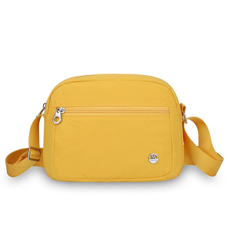 Leichte Nylon-Tasche Damen Umhängetasche Kleine quadratische Tasche Große Kapazität Umhängetasche