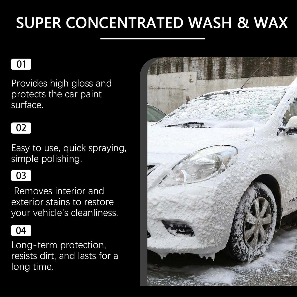 Car Wash Shampoo Super Foam Paint Detailing Car Products Car Accessories Exterior Auto Detailing Cleaning Care Materials 100ml