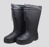 Winter Warm Rain Boots: Removable Washable EVA, Anti-Smash, Thickened for Cold Storage, Fishing, Boats, Non-Slip Work Shoes.