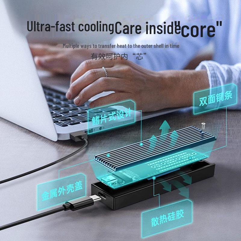 Orico M.2 SSD Enclosure, SATA To USB 3.1, NVMe Aluminum Alloy Case