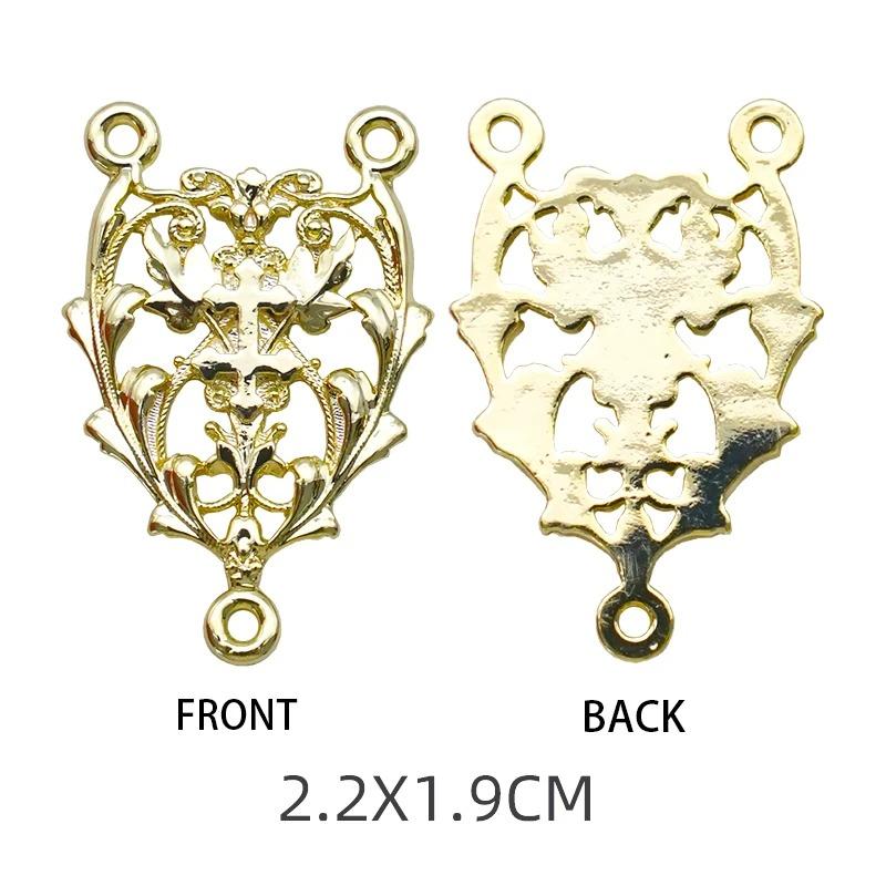 

Треугольный сплав ювелирных изделий соединитель ювелирных изделий Изготовление ювелирных изделий Ожерелья Браслеты DIY аксессуары Богоматерь Чудес style 1-3