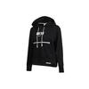 Nike Casual Sport Print Basketball Hoodie Sweatshirt Women Tops Black CZ6601-010
