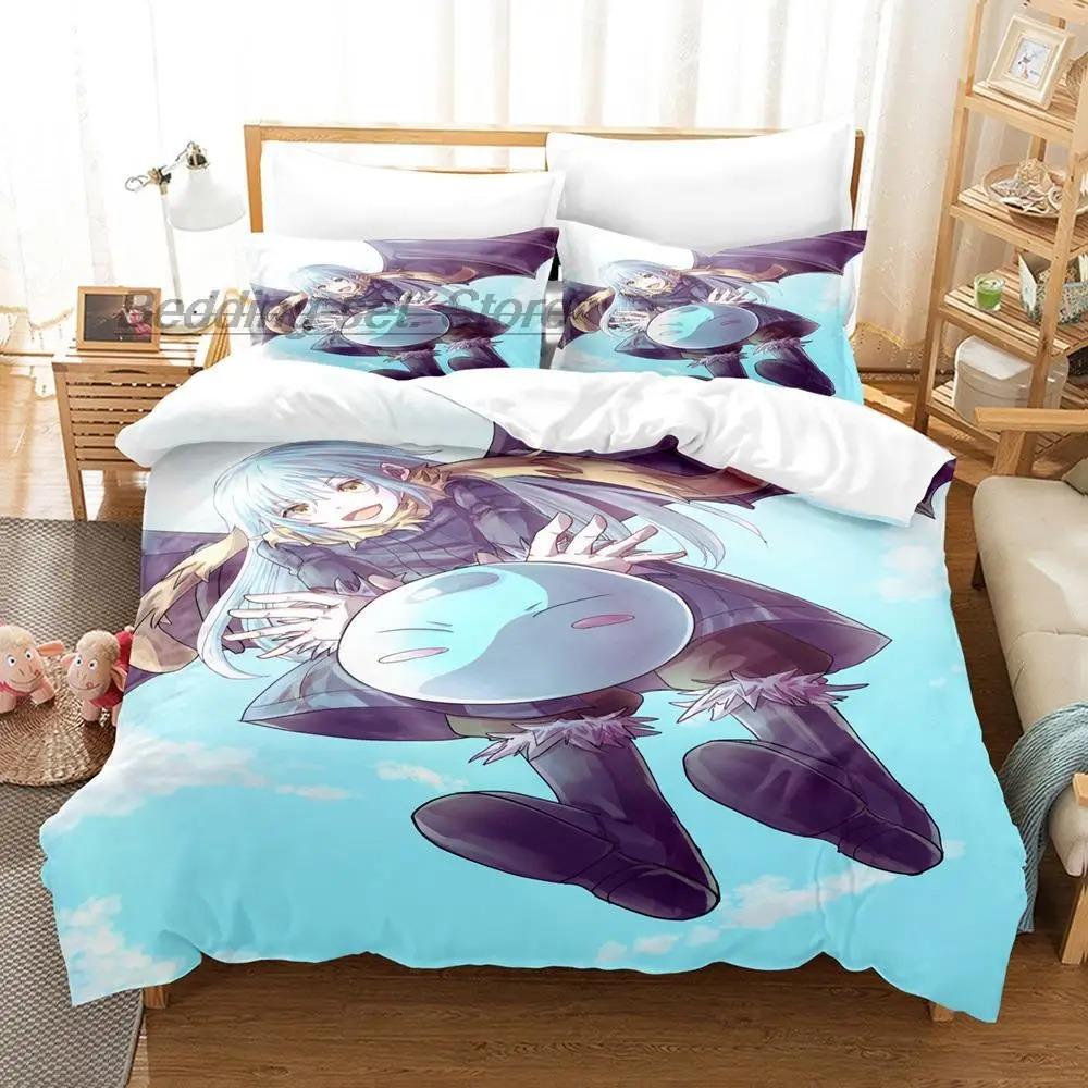 That Time I Got Reincarnated As a Slime Bedding Set Single Twin Full Queen King Size Bed Set Aldult Kid Comforter Bedding Sets