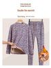 Warm Fleece-Lined Winter Clothing Set for Middle-Aged and Elderly Women: Cozy Base Layer for Autumn and Winter