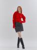 Anoetic Wave Line Quilting Skirt_Black