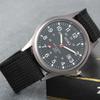 Watches Military Calendar Luminous Analog Waterproof Nylon Strap Simple Large Dial Simulated Quartz Watch Fashion Watch Birthday Christmas Day Gift