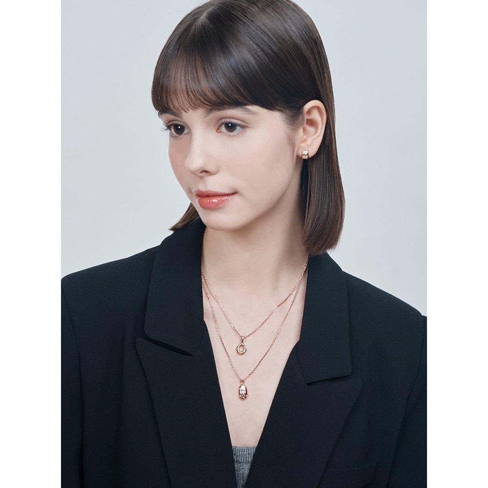 Vivid Party Dual Cubic Necklace Elbrnn214